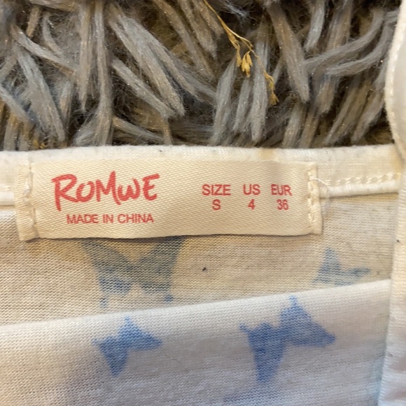 romwe cropped tank top, size S - Picture 2 of 2